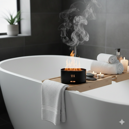 Diffuseur d'Arôme Effet Flamme Apaisante