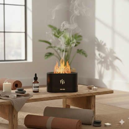 Diffuseur d'Arôme Effet Flamme Apaisante