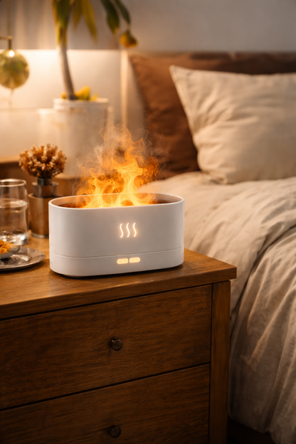 Diffuseur d'Arôme Flamme Apaisante - Noir