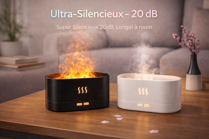 Diffuseur d'Arôme Flamme Apaisante - Noir